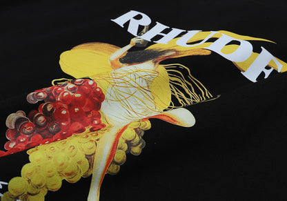 New-RHUDE Grape woman print T-shirt