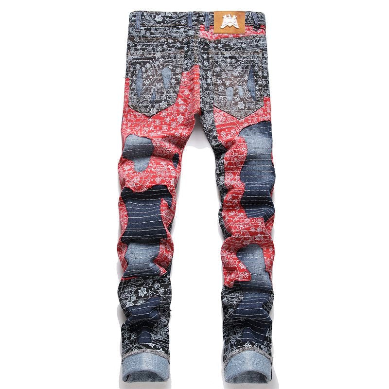 New-PHILIPP Patch jeans