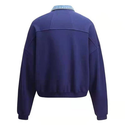 New-RHUDE Blue sweatshirt