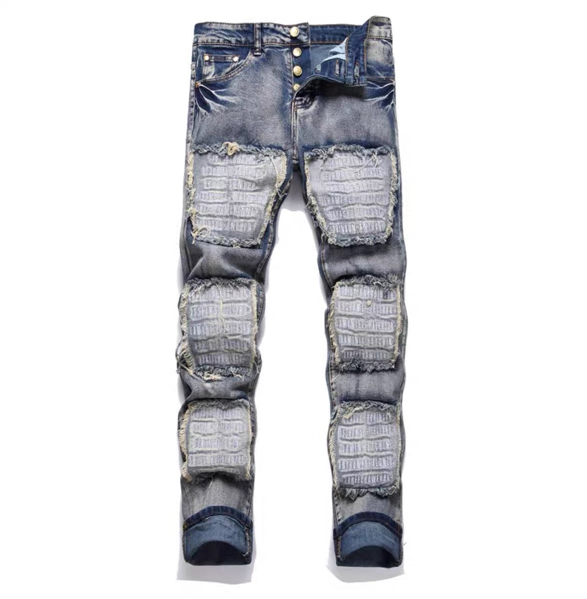 New-PHILIPP patch jeans