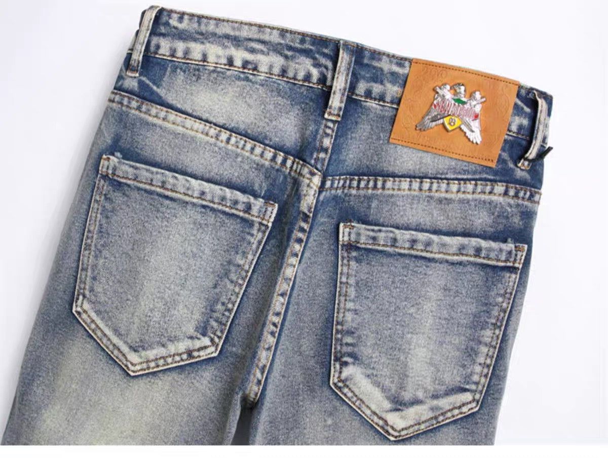 New-PHILIPP patch jeans