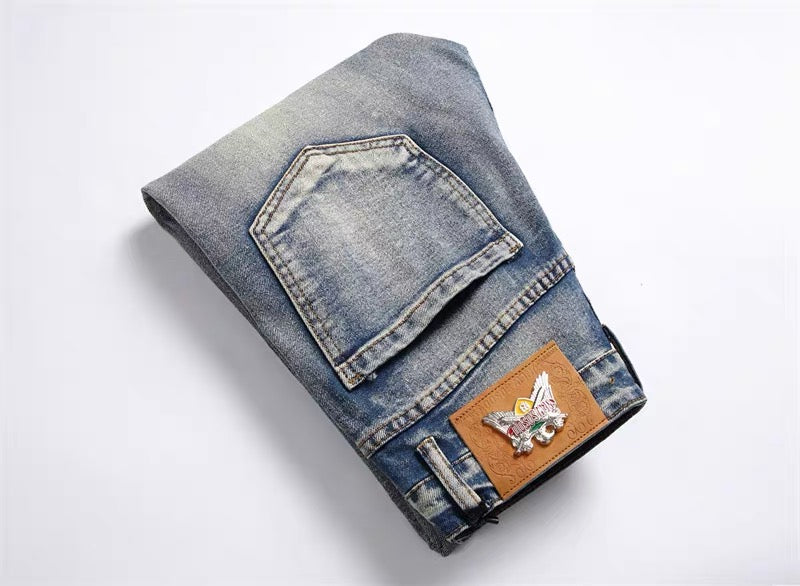 New-PHILIPP patch jeans