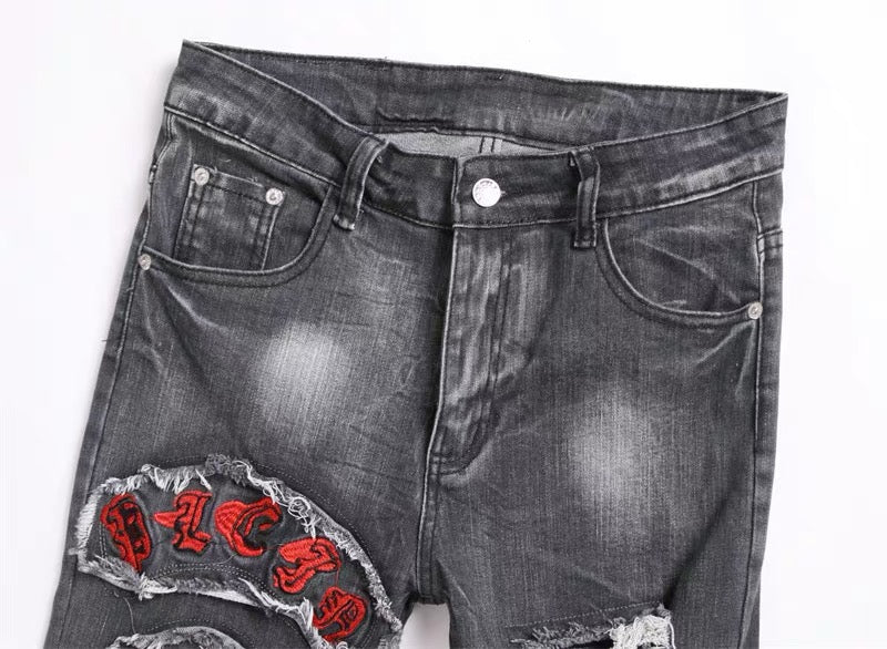 New-PHILIPP Skull jeans