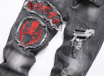 New-PHILIPP Skull jeans