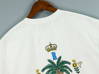 New-RHUDE Coconut Tree Print T-shirt