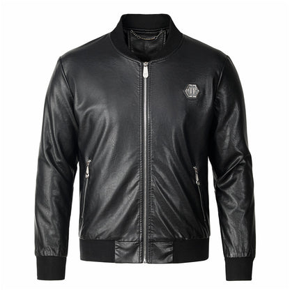 New-PHILIPP 6984 Padded leather jacket