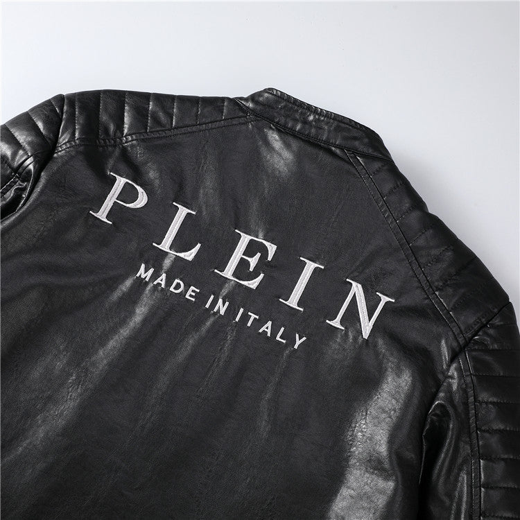 New-PHILIPP 6981 Padded leather jacket